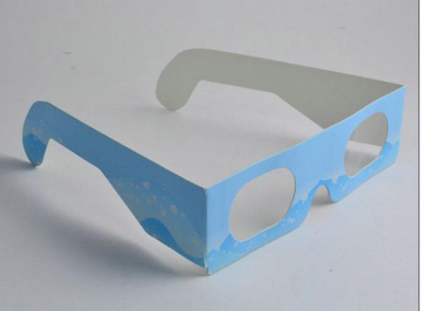 Professional Custom Paper 3D Glasses For Entertainment / Travel Site Enviromenta