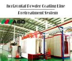 Small Galvanizing Horizontal Powder Coating Line Pretreatment ISO9001