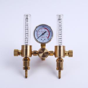 China High Pressure Argon Regulator Dual Co2 Flowmeter for Mig Tig Welding Gas Connection wholesale