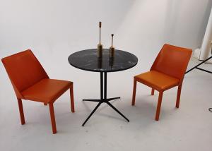 China 60cm black Round Glass Top Nesting Tables wholesale