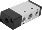 4A 2 Position 5 Way Miniature Pneumatic Solenoid Valve Aluminum Alloy Mechanical