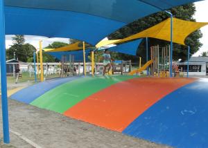 China Park Or Stadium Inflatable Jump Pad Anti - Mildew And Cold Crack Resistant wholesale