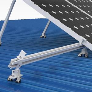 China Living House Solar Panel Frame Mounting Kit , Triangular Bracket Solar Power Roof Systems wholesale
