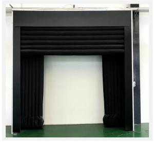 China 3400X3400mm Loading Dock Shelters Inflatable Dock Seals 600mm Thick Polyester Fabric wholesale