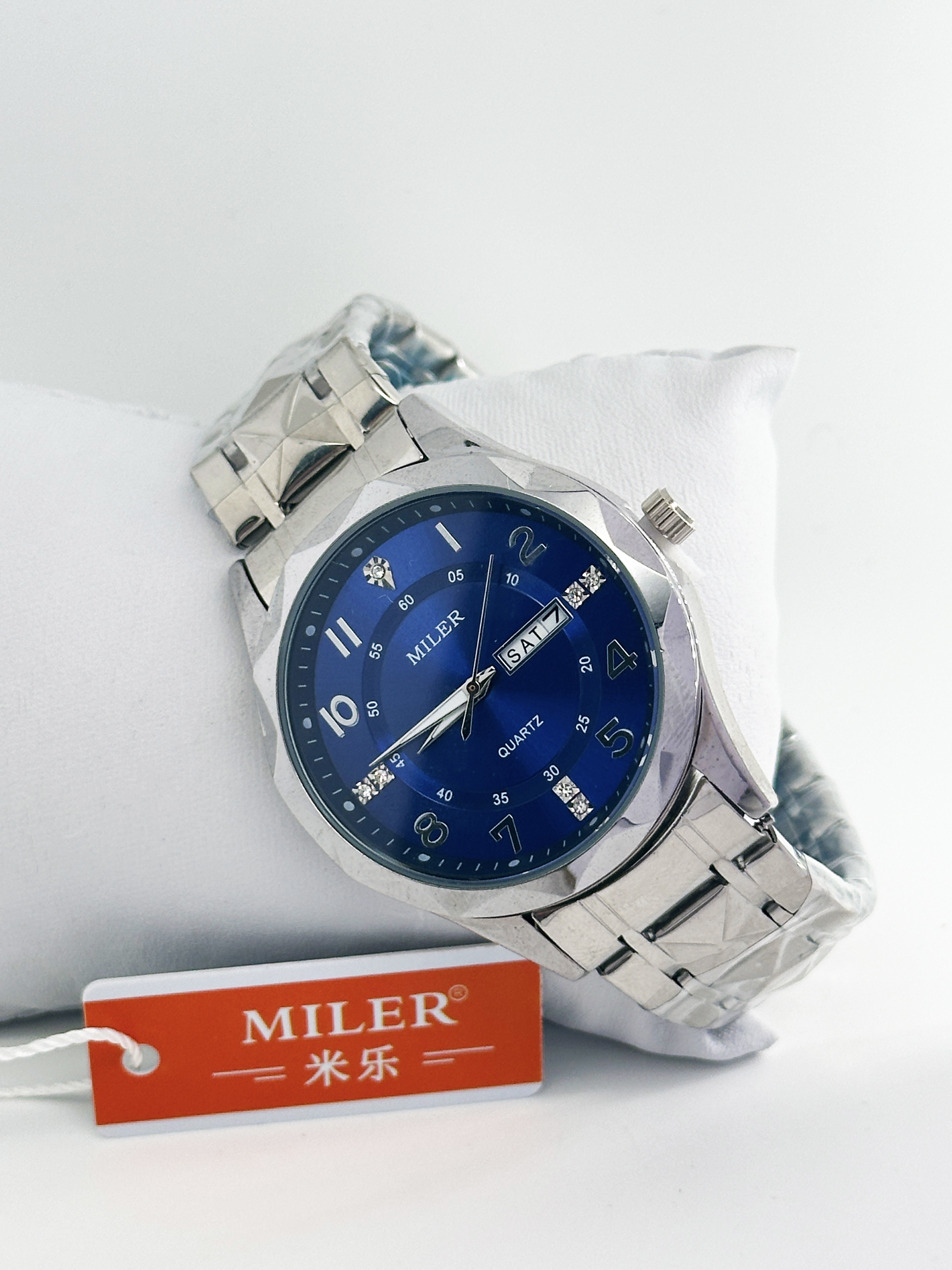 New Fashion ML1003 Business Men Watch Quartz Sports Waterproof Watches Luminous Chronograph Man Stainless Steel Watches