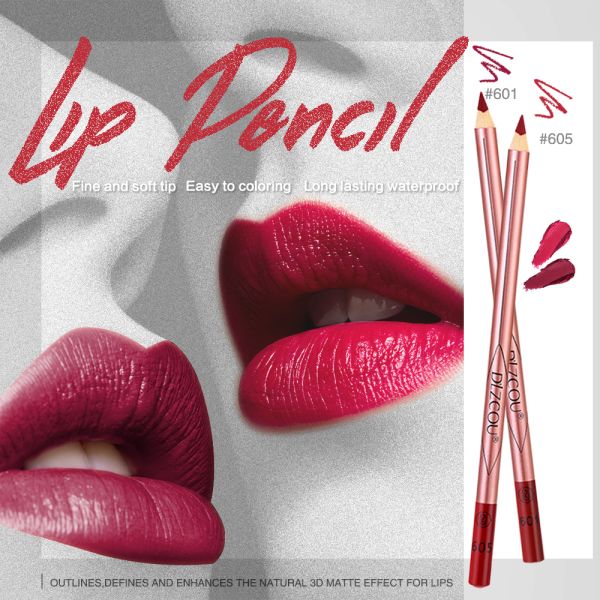 Microblading Lip Liner Matte Private Label Pencil Lipstick For Training Academy