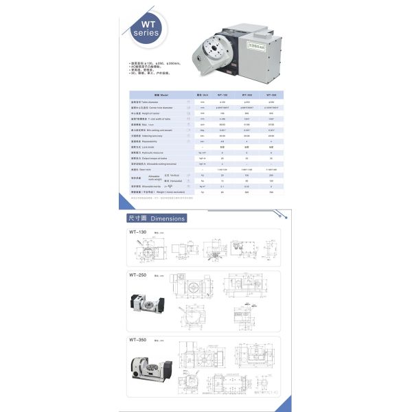 CNC Rotary Table WT-250