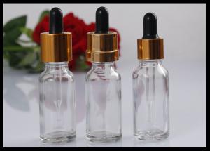 China Transparent Essential Oil Glass Bottles Chemical Stability Health / Safety wholesale