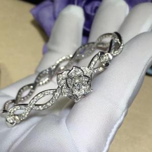 China PIAGET brand jewelry Piaget Rose bracelet in 18K white gold set with 190 brilliant-cut diamonds (approx. 1.32 ct). wholesale