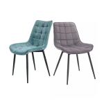 High Density Rebound Sponge Modern Metal Dining Chairs 5.4kgs N.W