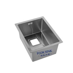 China Brushed Round Angle Undermount Stainless Steel Kitchen Sink wholesale