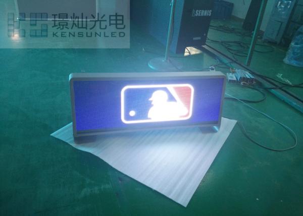 3G P5 P6 Taxi Roof LED Display / Taxi Top Sign For Dynamic Advertising 1/8scan
