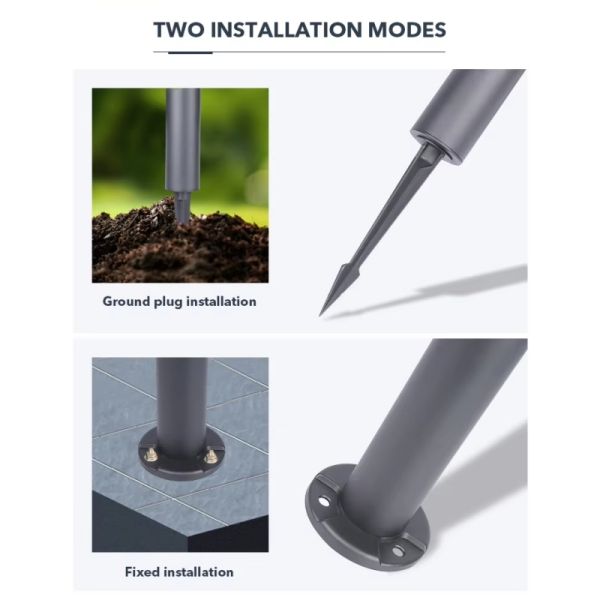 IP65 Waterproof Solar Powered Lawn Light for Backyard Decoration