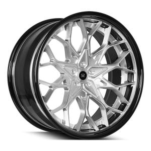 China Custom 3Piece Forged Aluminum Alloy Wheels #Alfa Romeo Giulia 952 19 Inch Gloss Lip Brushed Disc wholesale