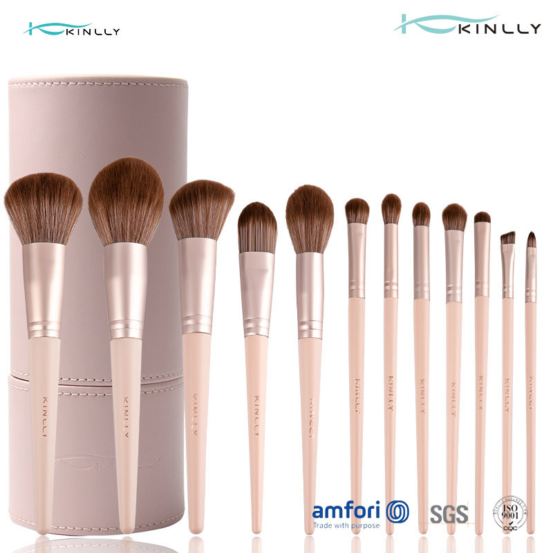 12pcs Travel Makeup Brush Set