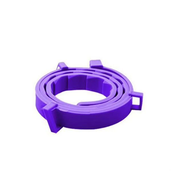 Silicone Pet Collars Solid Anti Flea And Tick Collar For Dogs And Cats