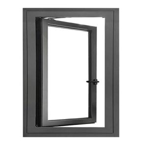 China Thermal Break Aluminum Profile Double Glazed Casement Windows For Soundproofing wholesale