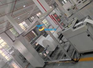 China Servo Driven Glass Fiber Pleating Machine Intelligent Air Filter Production Line 223V wholesale