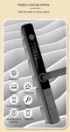 TTlock IP65 Aluminium Door Electric Lock Tempered Glass Automated Front Door