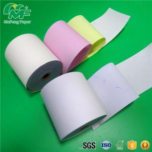 China Laser Printers NCR Carbonless Carbon Paper Roll For POS Printers / Invoices wholesale