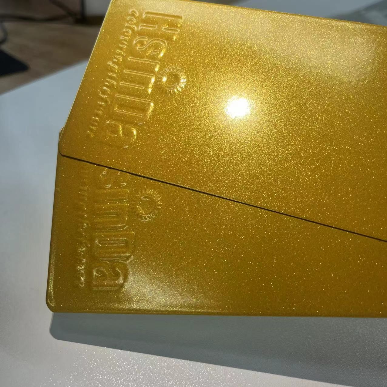 Gold Glittering Powder Coating Spray Paint Varnish For Automotive Parts