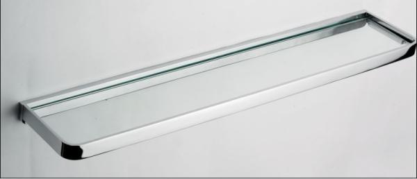 Glass shelf 9910,brass,chrome,clear color&strengthened glass bathroom accessory