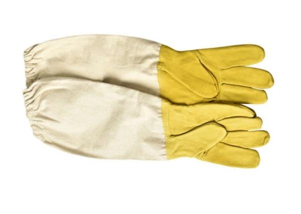 Economic Soft And Comfortable Sheepskin Protective Beekeeping Gloves Against