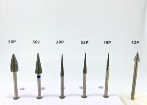 China Needle Shape Diamond Polishing Burs 2.35mm Dental Lab Diamond Burs wholesale