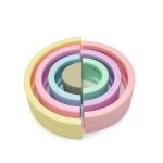 EN71 Silky Smooth Baby Silicone Toys Food Grade Silicone Building Blocks