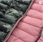 Hooded Kids Lightweight Down Jacket , Breathable Boys Winter Puffer Coat