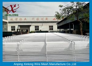 Galvanized Wire Welded To Wire Mesh Fence Panel With 3D Fold For School