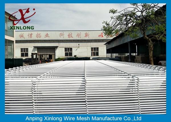 Quality Galvanized Wire Welded To Wire Mesh Fence Panel With 3D Fold For School for sale