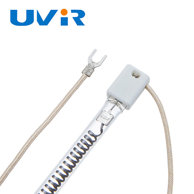 450W Carbon Fiber Infrared Heating Lamp , Glass Quartz Tube Heating Element