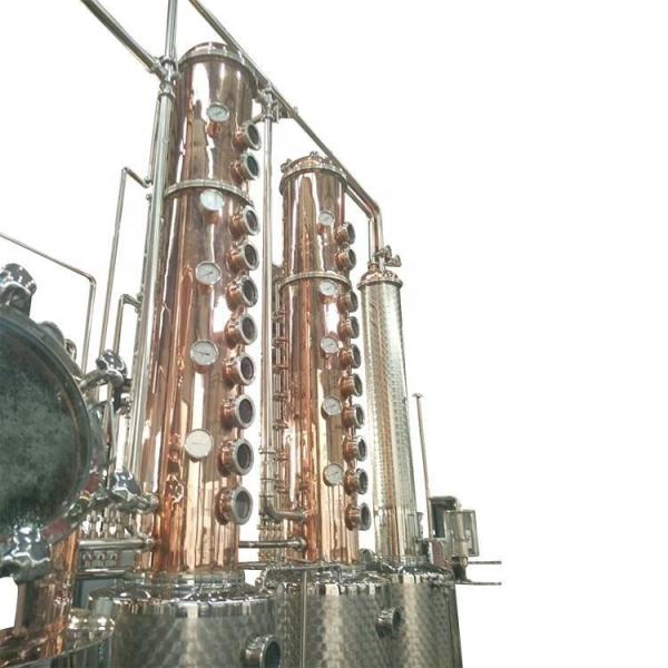 SUS304/Red Copper GHO Double Distillation Equipment for Customized Distillation
