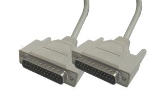 China DB15 DB25 DB37 DB44 RS232 Extension Serial Cable Male To Female wholesale