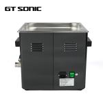 Black Industrial Ultrasonic Cleaner 9L 200 Watt Digital Touch Panel With Drain