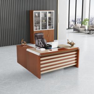 China L Shape Office Desk For Office Furniture Acrylic Solid Surface High Glossy Finishing wholesale
