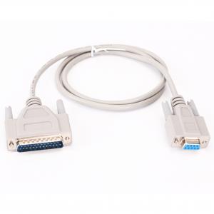 China 50cm D SUB Cables 25 Pin Connector Male To 9 Pin Female Printer Extension Data Cable wholesale
