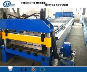 China Single Decking Roof Panel Roll Forming Machine , Metal Roof Sheet Roll Former Machine on sale