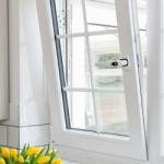 Construction Real Estate PVC Tilt And Turn Window PVC 2 Way Opening Window