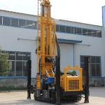 350m depth crawler portable hydraulic underground deep water well drilling