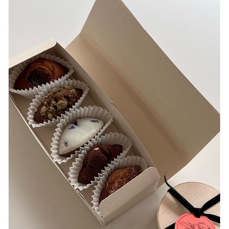 Custom Logo Kraft Gift Boxes With Tag Simple Packaging For Events Products