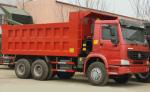 HOWO 266hp dump Truck / tipper truck fuel tank 300L with 16.5m3 cargo box volume