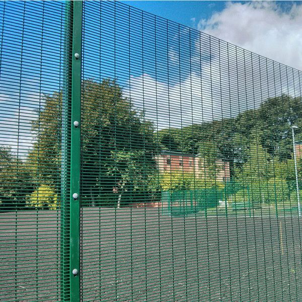Heavy Duty Welded 358 Security Fencing Customizable Dimensions 3D Modeling