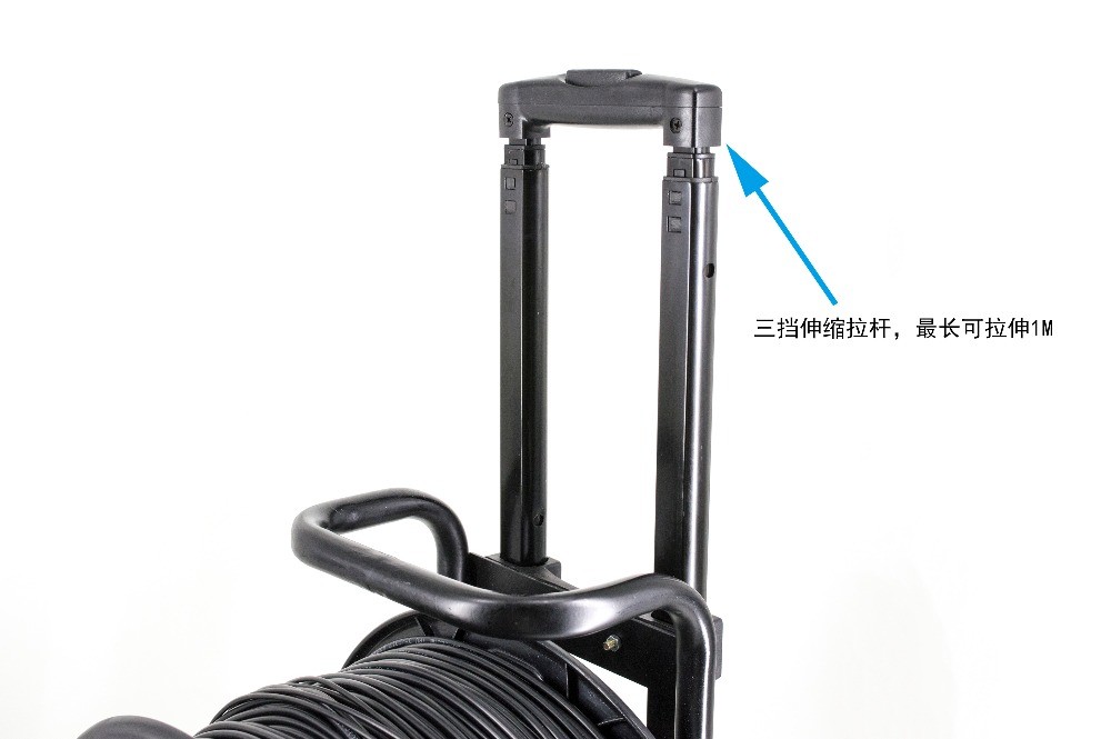 Field Tactical 4.1kg Fiber Cable Assembly Plastic Spool Cart Material