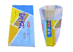 China 25KG Polypropylene Flour Sack Bags Transparent Fabric Bopp Laminated wholesale