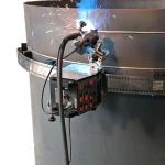 Machinery Repair Shops Tank Welding Carriage Steel Plate Seam Welder for Current