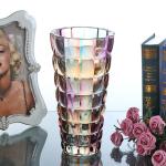 Colorful Crystal Vase Home Decoration Vase Flower Contatiner