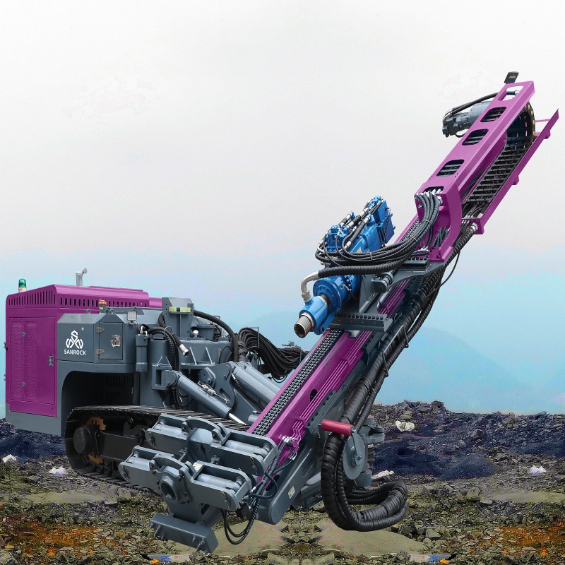 Surface Blast hole Drilling Rig High Efficiency DTH Drilling Rig Crawler Drilling Machine