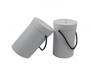 China Tea Packaging Cylinder Cardboard Box , Cardboard Suitcase Gift Box 3.5cm Diameter wholesale